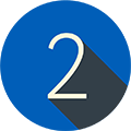 number 2 icon
