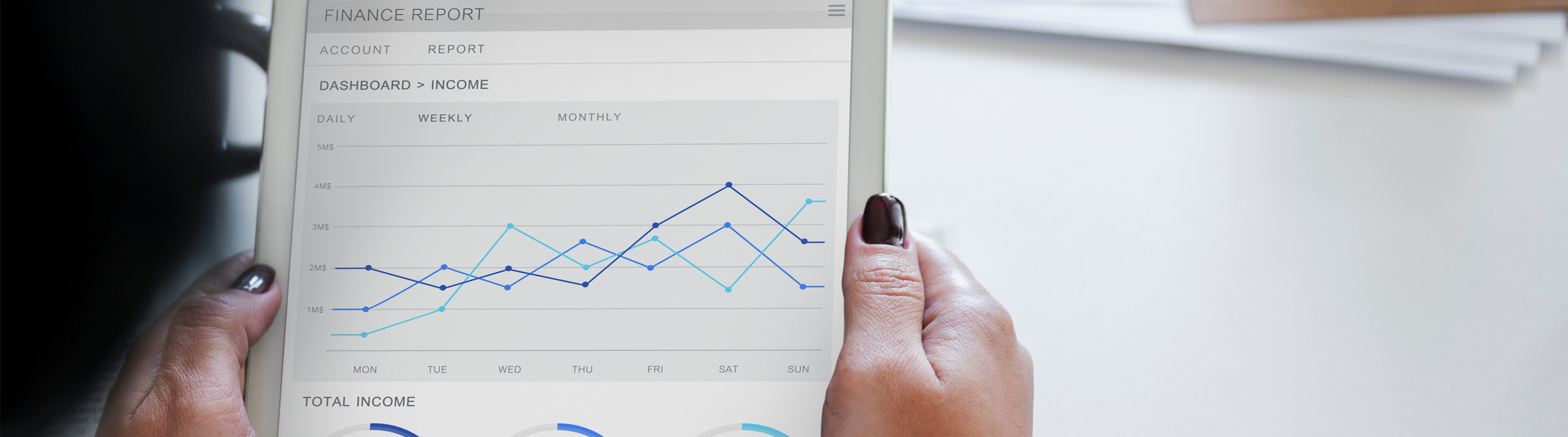 finance header