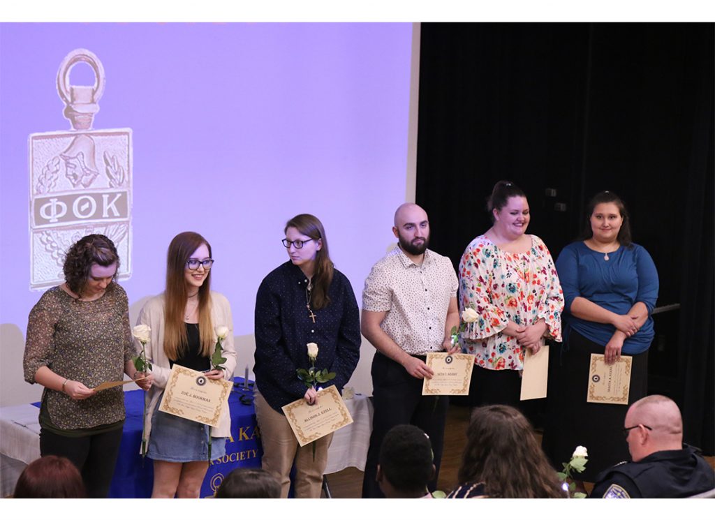 WVU Parkersburg Phi Theta Kappa honor society chapter honors new members and PROMISE scholars