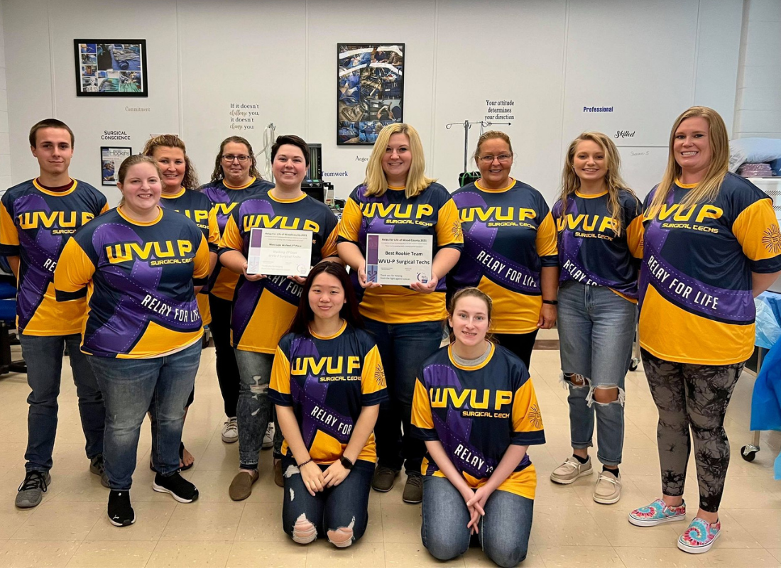 WVU Parkesburg Surgical Technology Students Team Up for Relay for Life