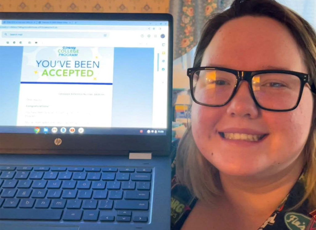 WVU Parkersburg Elementary Education Student Accepted Into Disney College Program