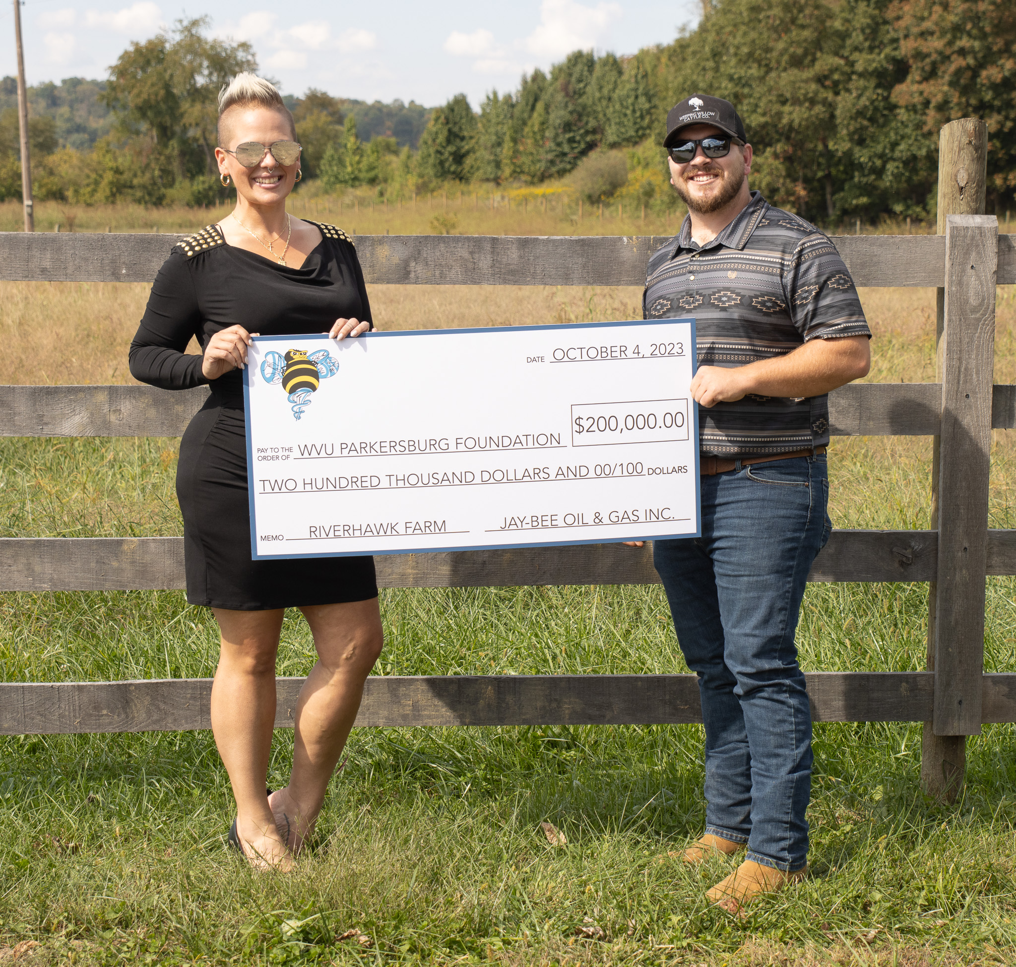 WVU at Parkersburg Foundation receives donation from Jay-Bee Oil
